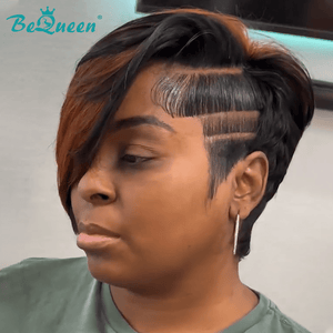 BeQueen Wig PIXIE WIGS Bequeen Razor Edge Pixie Lace Wig