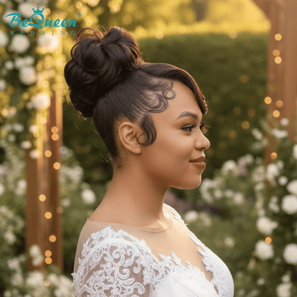 BeQueen Wig WEDDING WIG Bequeen Regal Belle Side Part Updo Wedding Lace Wig