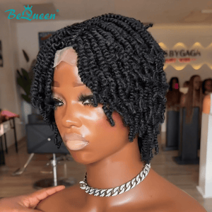 BeQueen Wig PIXIE WIGS Bequeen Rich Maroon Curly Wig-1