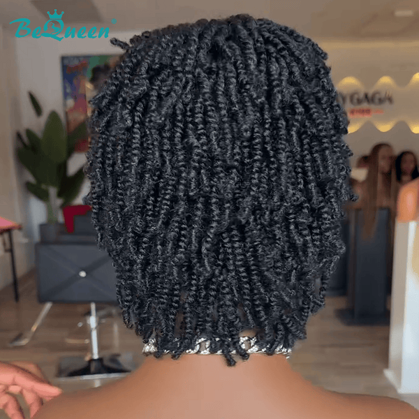 BeQueen Wig PIXIE WIGS Bequeen Rich Maroon Curly Wig-1