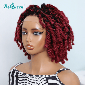 BeQueen Wig PIXIE WIGS Burgundy Bequeen Rich Maroon Curly Wig(3 colors)