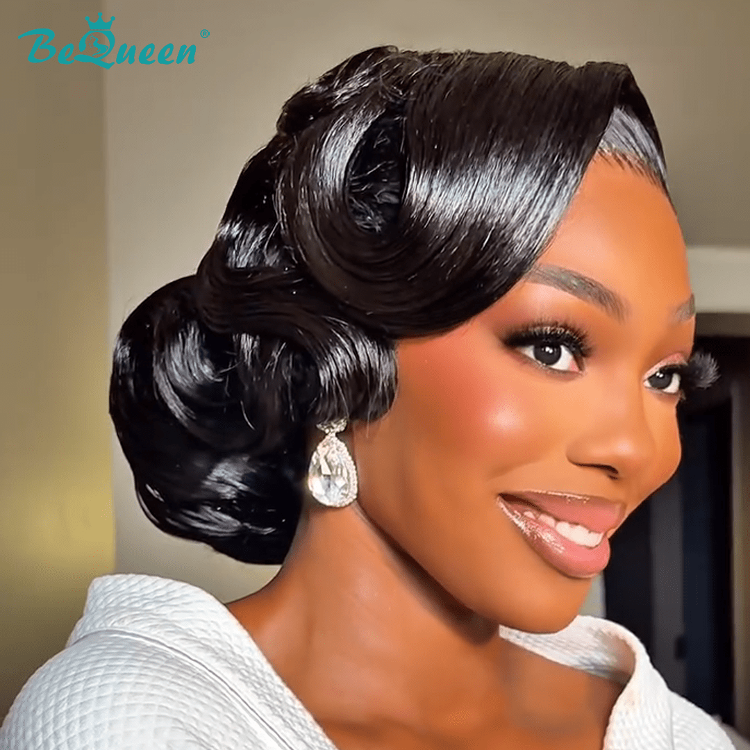 Updo Queen Bequeen Romantic Updo Wedding Wig – BeQueen Wig