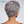 BeQueen Wig Luxurious Customized Wigs Bequeen Salt&Pepper Natural Wave Short Cut Frontal Lace Wig