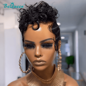 BeQueen Wig FULL LACE WIG Bequeen Sexy Black Curly Full Lace Wig