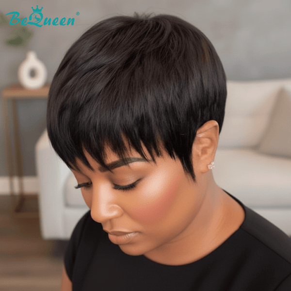 BeQueen Wig PIXIE WIGS Bequeen Sexy Pixie Bang Pixie Wig