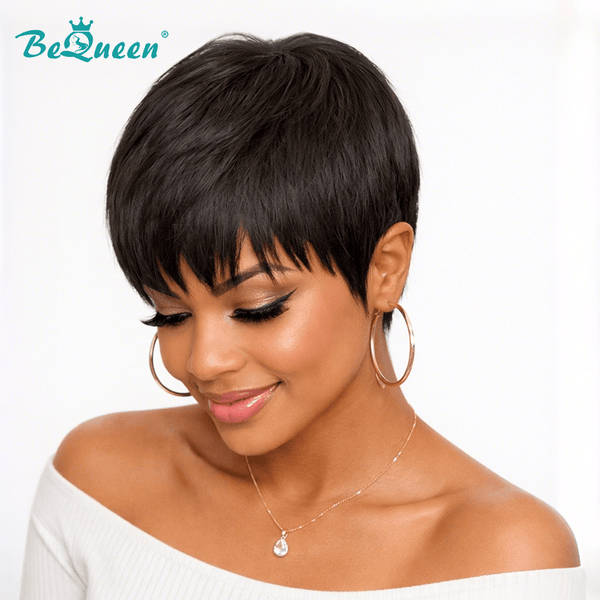 BeQueen Wig PIXIE WIGS Bequeen Sexy Pixie Bang Pixie Wig