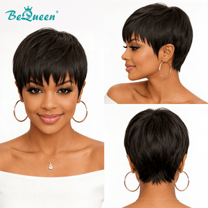 BeQueen Wig PIXIE WIGS Bequeen Sexy Pixie Bang Pixie Wig