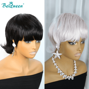 BeQueen Wig Mullet Wig Bequeen Sexy Short Mullet Wig