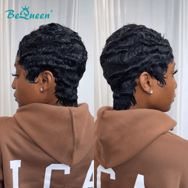 BeQueen Wig FULL LACE WIG Bequeen Short Pixie Cut Full Lace Wig