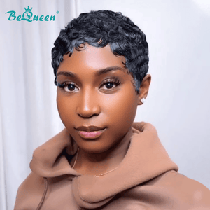 BeQueen Wig FULL LACE WIG Bequeen Short Pixie Cut Full Lace Wig