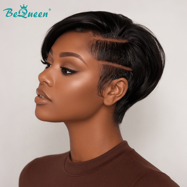 BeQueen Wig PIXIE WIGS Bequeen Side Part Fashion Cut Pixie Wig