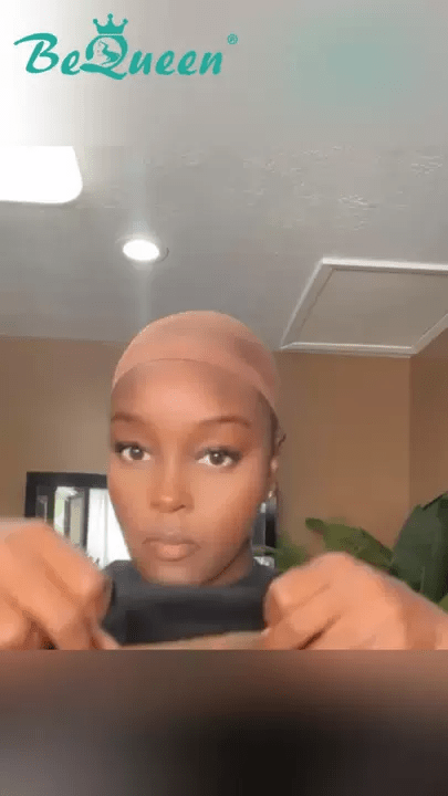 BeQueen Wig Bequeen Side Part Wavy Bob Lace Wig