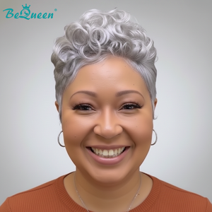 BeQueen Wig Luxurious Customized Wigs Bequeen SNP Frontal Lace Pixie Wig