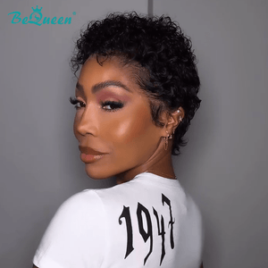 BeQueen Wig Luxurious Customized Wigs Bequeen Velvet Curl Pixie Lace Wig