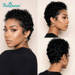 BeQueen Wig Luxurious Customized Wigs Bequeen Velvet Curl Pixie Lace Wig