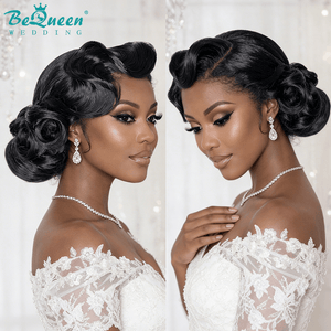 BeQueen Wig WEDDING WIG Bequeen Vintage Glamour Bridal Wedding Wig