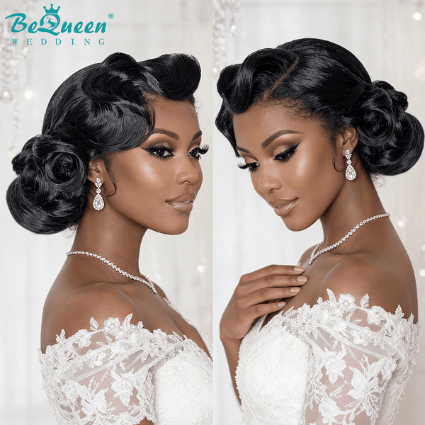 BeQueen Wig WEDDING WIG Bequeen Vintage Glamour Bridal Wedding Wig