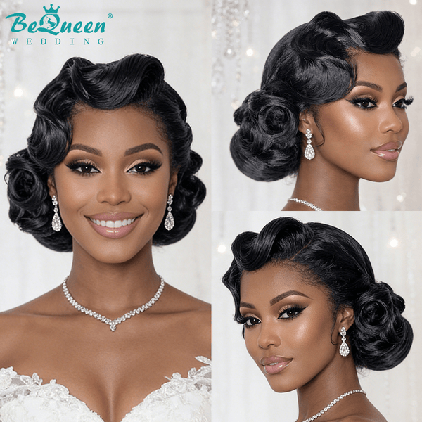 BeQueen Wig WEDDING WIG Bequeen Vintage Glamour Bridal Wedding Wig