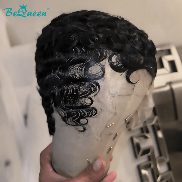 BeQueen Wig FULL LACE WIG Bequeen Vintage Short Curly Full Lace Wig-2