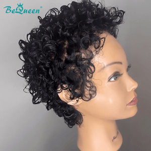 BeQueen Wig FULL LACE WIG Bequeen Vintage Short Curly Full Lace Wig