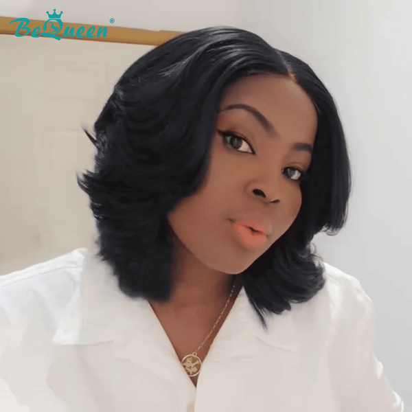 BeQueenWig BEQUEEN 1B Natural Wave Bob Wig
