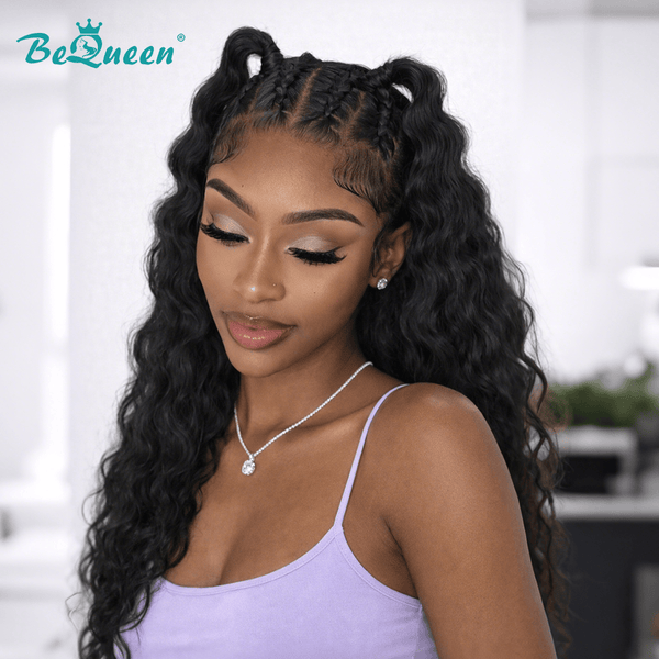BeQueenWig Sexy Braid Lace Wig Bequeen 2 Ponytails Wave Braid Long Wig