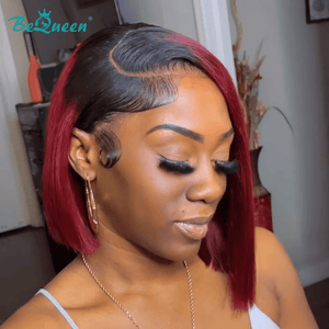 BeQueenWig BEQUEEN 99J Straight Side Part Bob Wig