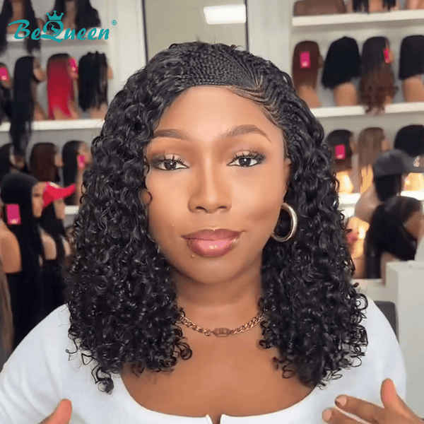 BeQueenWig Sexy Braid Lace Wig Bequeen Curly Sexy Braid Frontal Lace Long Wig-2