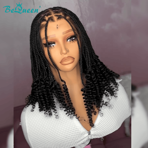 BeQueenWig Sexy Braid Lace Wig Bequeen Curly Sexy Braid Frontal Lace Wig-1