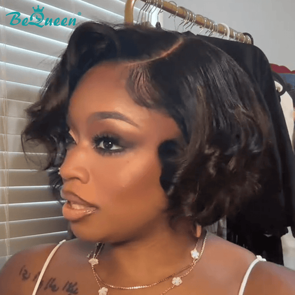 BeQueenWig Bequeen Fashion Natural Black Bob Wig