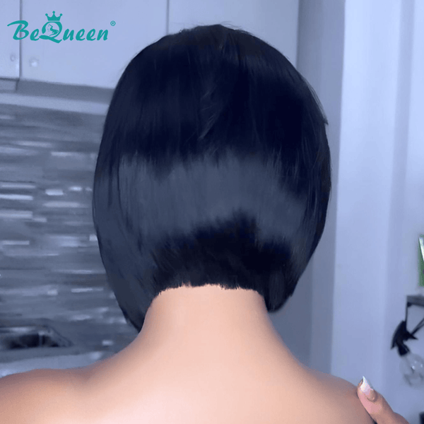 BeQueenWig BEQUEEN Highlight Blonde Straight Side Part Bob Wig