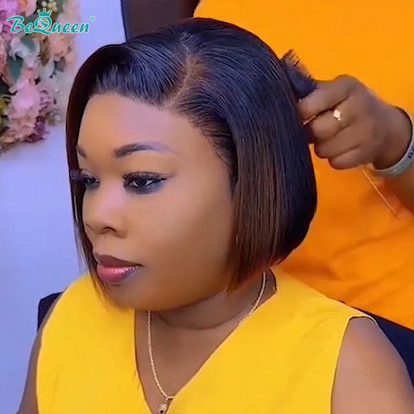 BeQueenWig Glueless Lace Wig Bequeen Highlight Glueless BOB Wig