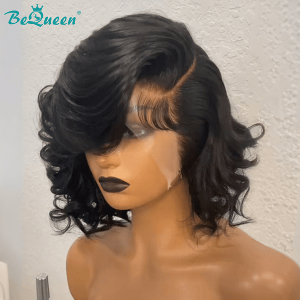 BeQueenWig Bequeen Modern Natural Waves Style BoB Lace Wig