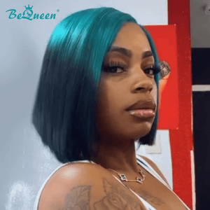 BeQueenWig Bequeen Ocean Smoke Style BoB Lace Wig