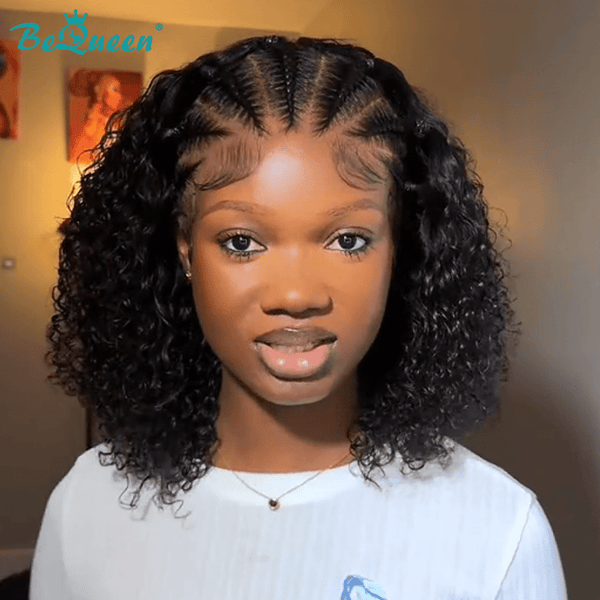 BeQueenWig Sexy Braid Lace Wig Bequeen Sexy Braid 100% Human Hair Bob Wig