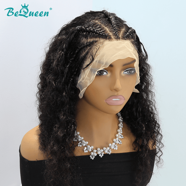 BeQueenWig Sexy Braid Lace Wig Bequeen Sexy Braid 100% Human Hair Bob Wig