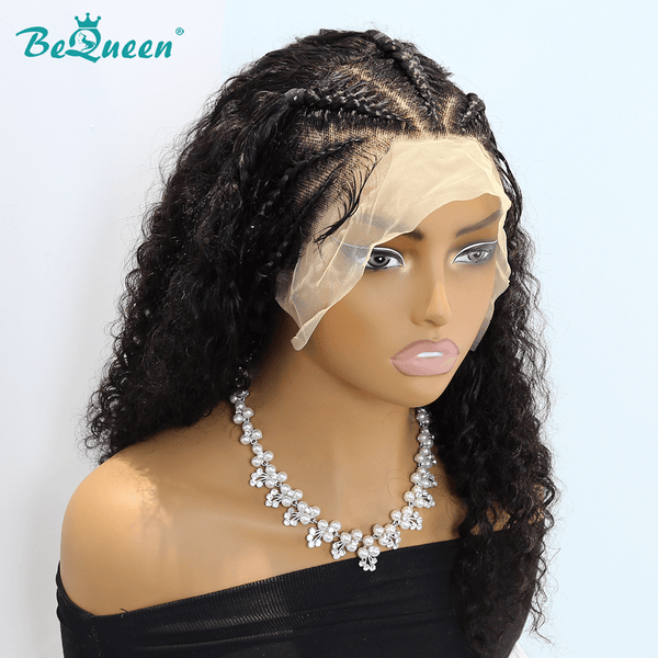 BeQueenWig Sexy Braid Lace Wig Bequeen Sexy Braid 100% Human Hair Bob Wig