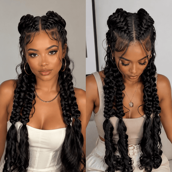 BeQueenWig Sexy Braid Lace Wig Bequeen Sexy Braid Full Lace PonyTail 100% Human Hair 30 inch Wig