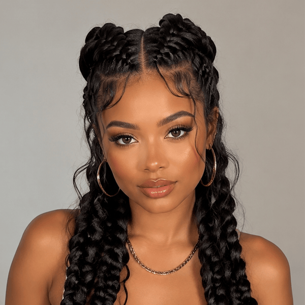 BeQueenWig Sexy Braid Lace Wig Bequeen Sexy Braid Full Lace PonyTail 100% Human Hair 30 inch Wig
