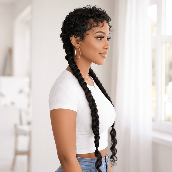 BeQueenWig Sexy Braid Lace Wig Bequeen Sexy Braid Full Lace PonyTail Wig-3