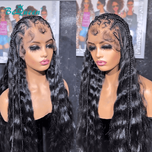 BeQueenWig Sexy Braid Lace Wig Bequeen Sexy Braid Lace Synthetic Hair-1