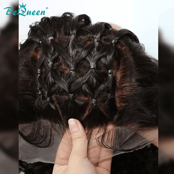 BeQueenWig Sexy Braid Lace Wig Bequeen Sexy Braid Wig Deep Wave Short Bob Hair