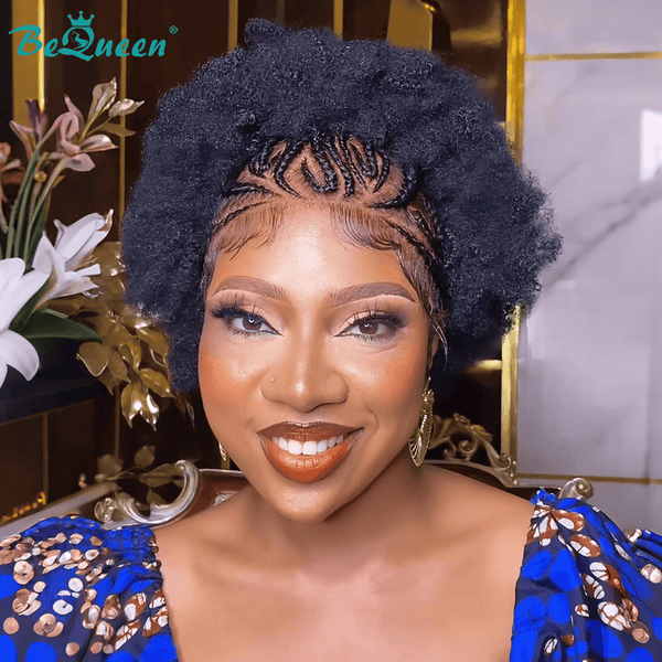 BeQueenWig Sexy Braid Lace Wig Bequeen Sexy Curly Wave Glueless Braid Wig