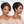 BeQueenWig PIXIE WIGS Bequeen Sexy Highlight Wavy Short Wig