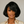 BeQueenWig BEQUEEN Short 1B Natrual Wave Frontal Lace Bob Wig