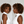 BeQueenWig No Lace Wig Bequeen Short Curly Brown Color No Lace Wig