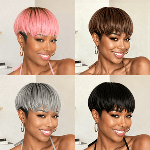 BeQueenWig TOPPER & MOHAWK Bequeen Straight Style Machine Made Topper Unit (4 Colors)