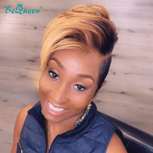 BeQueenWig PIXIE WIGS Bequeen Sunlit Honey Special Lace Wig