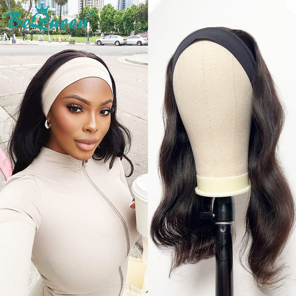 overseas Workout Wig Bequeen 1B 100% Human Hair Workout Wig