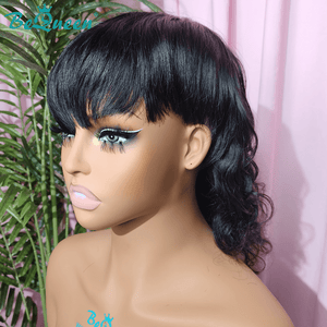 overseas TOPPER & MOHAWK Bequeen 1B Machine Made Deep Wave Topper